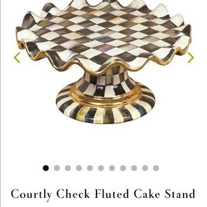 Country check McKinsey child cake stand